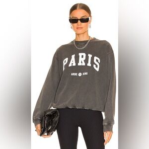 Anine Bing Ramona Paris Sweatshirt Small
